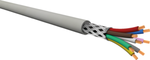 Câble multiconducteurs LIHCH 8x 0,75 mm², DIN47100, blindé, Cca, gaine grise