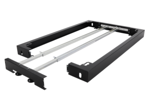 Socle anti basculement 100 mm pour baie de 800 x 1200 mm – Noir