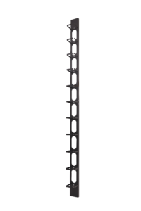 Set of 2 Vertical rings cables management 47U – Black